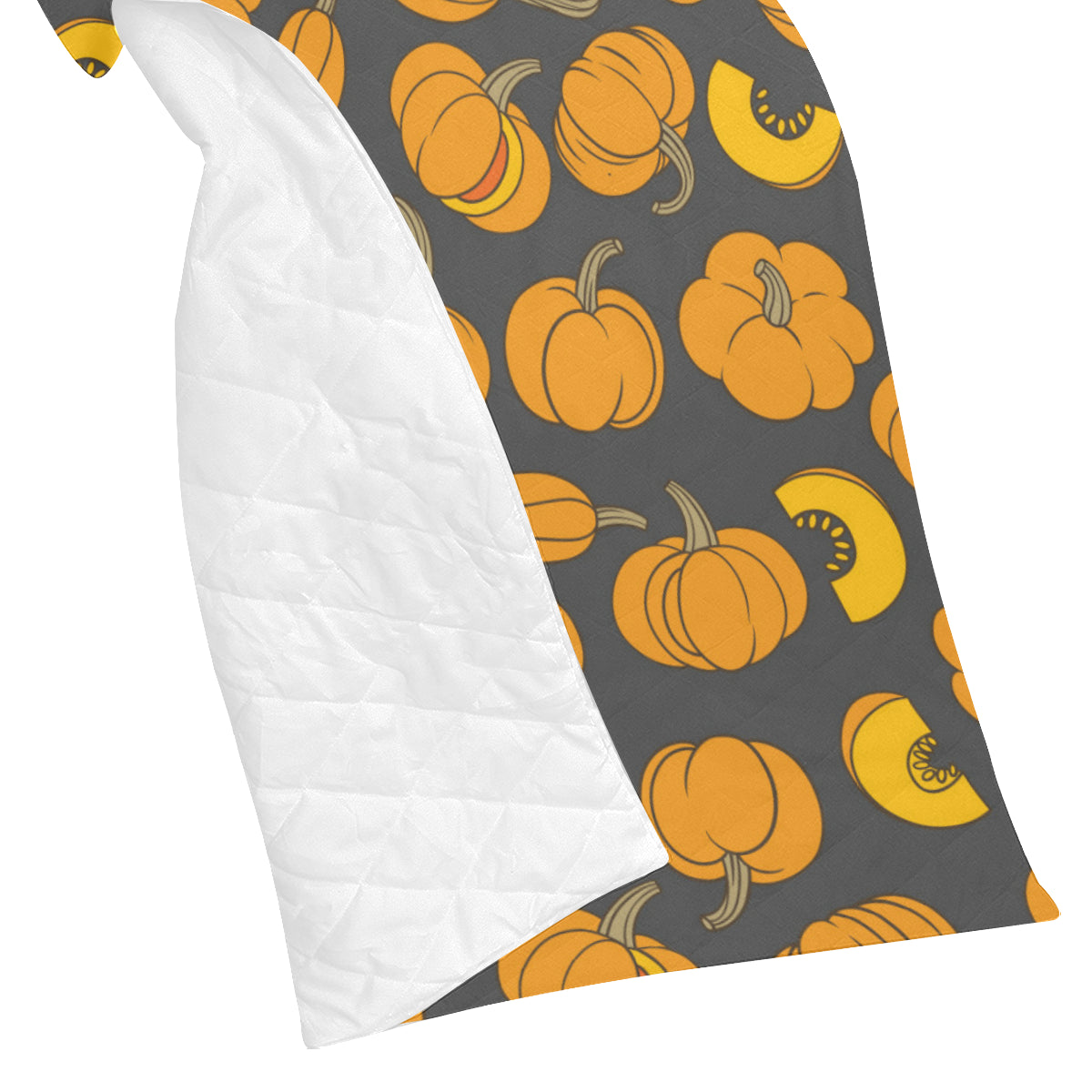 Pumpkin Pattern Print Design A03 Premium Quilt