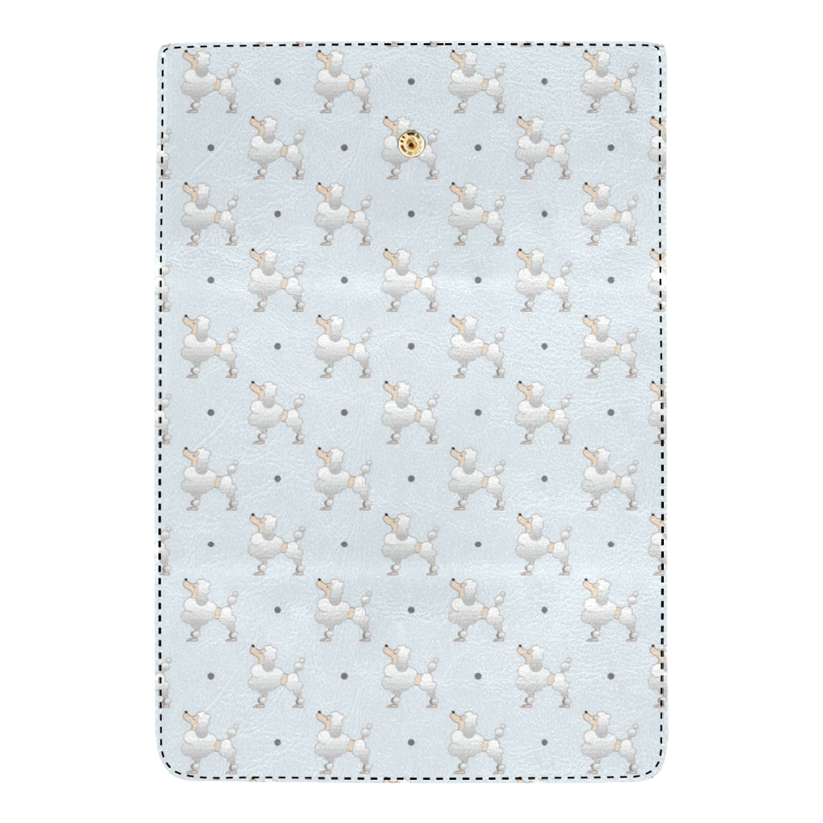 Poodle Pattern Print Design A05 Women's Trifold Wallet