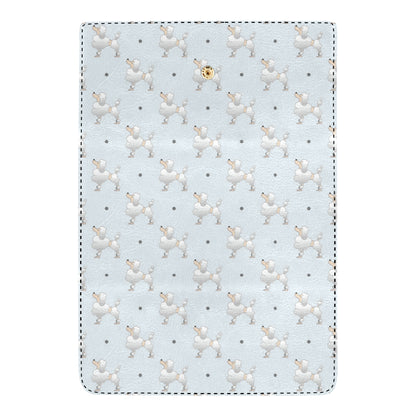Poodle Pattern Print Design A05 Women's Trifold Wallet