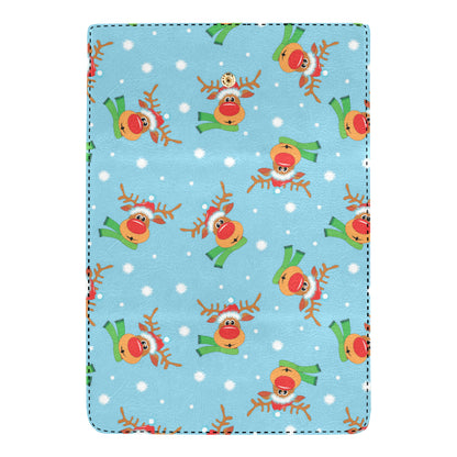 Reindeer cute Pattern Print Design 02 Women's Trifold Wallet