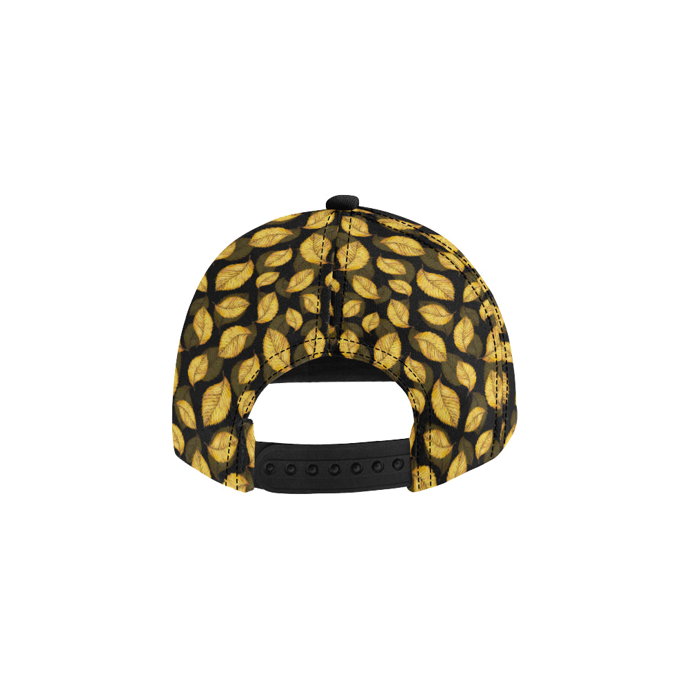 Elm Leave Summer Print Pattern Snapback Cap