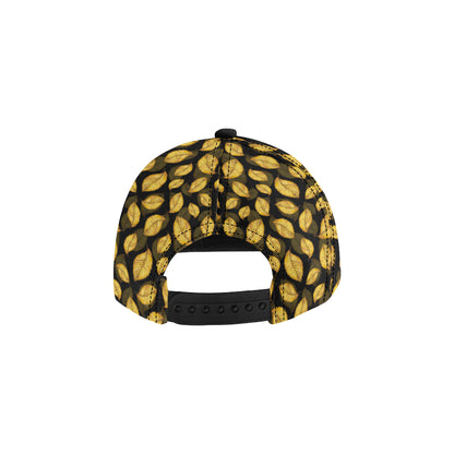 Elm Leave Summer Print Pattern Snapback Cap