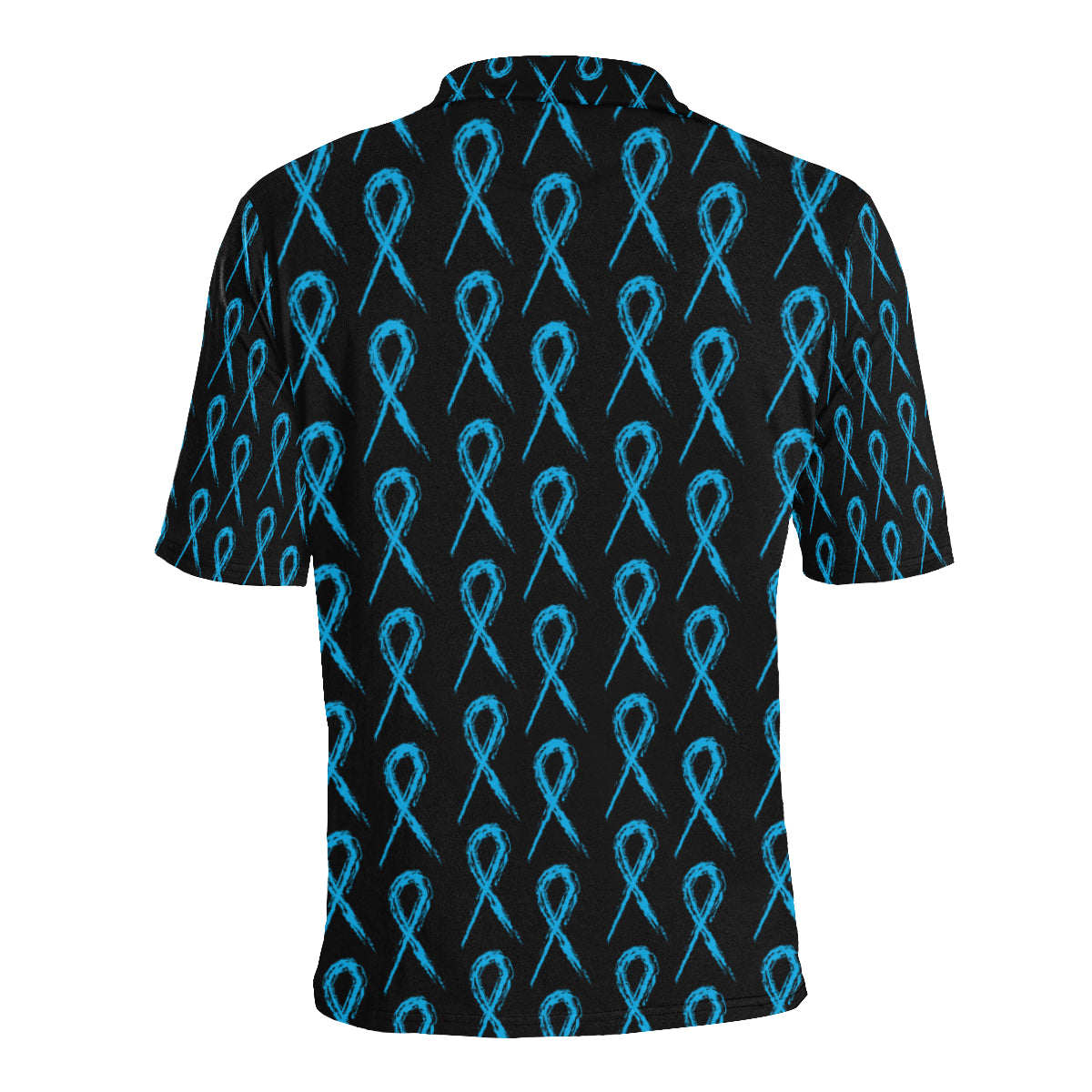 Prostate cancer Pattern Print Design A02 Men Polo Shirt