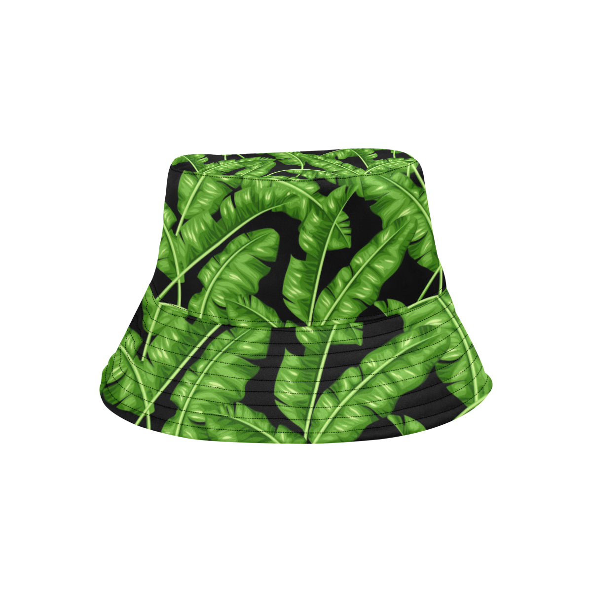 Banana Leaf Pattern Print Design BL01 Unisex Bucket Hat