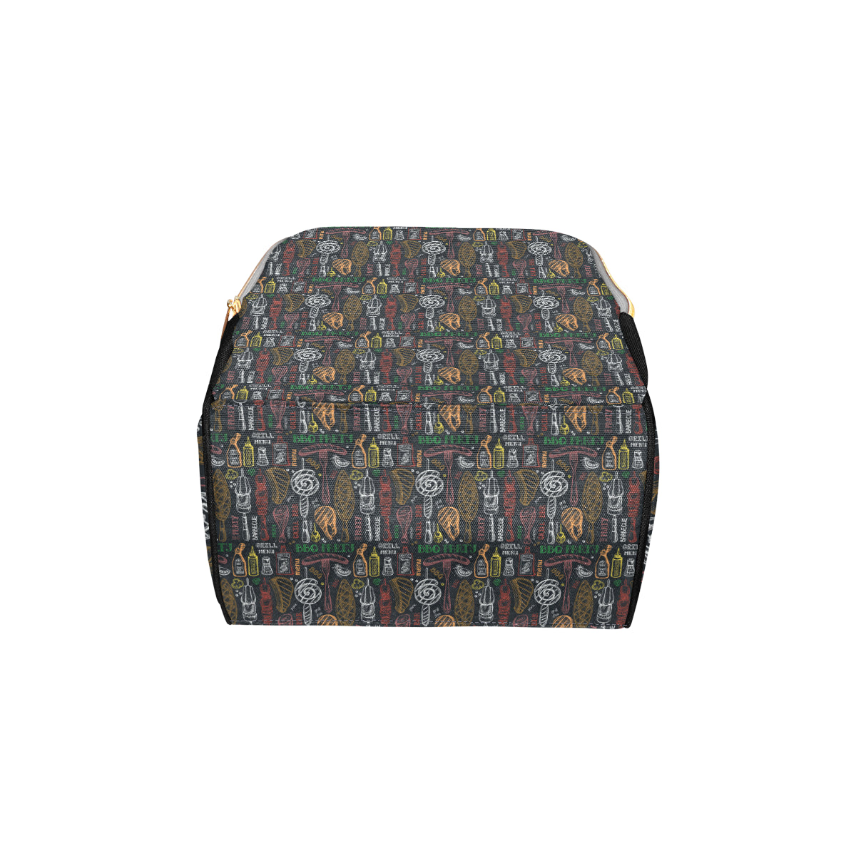 Barbecue Pattern Print Design 03 Diaper Bag Backpack