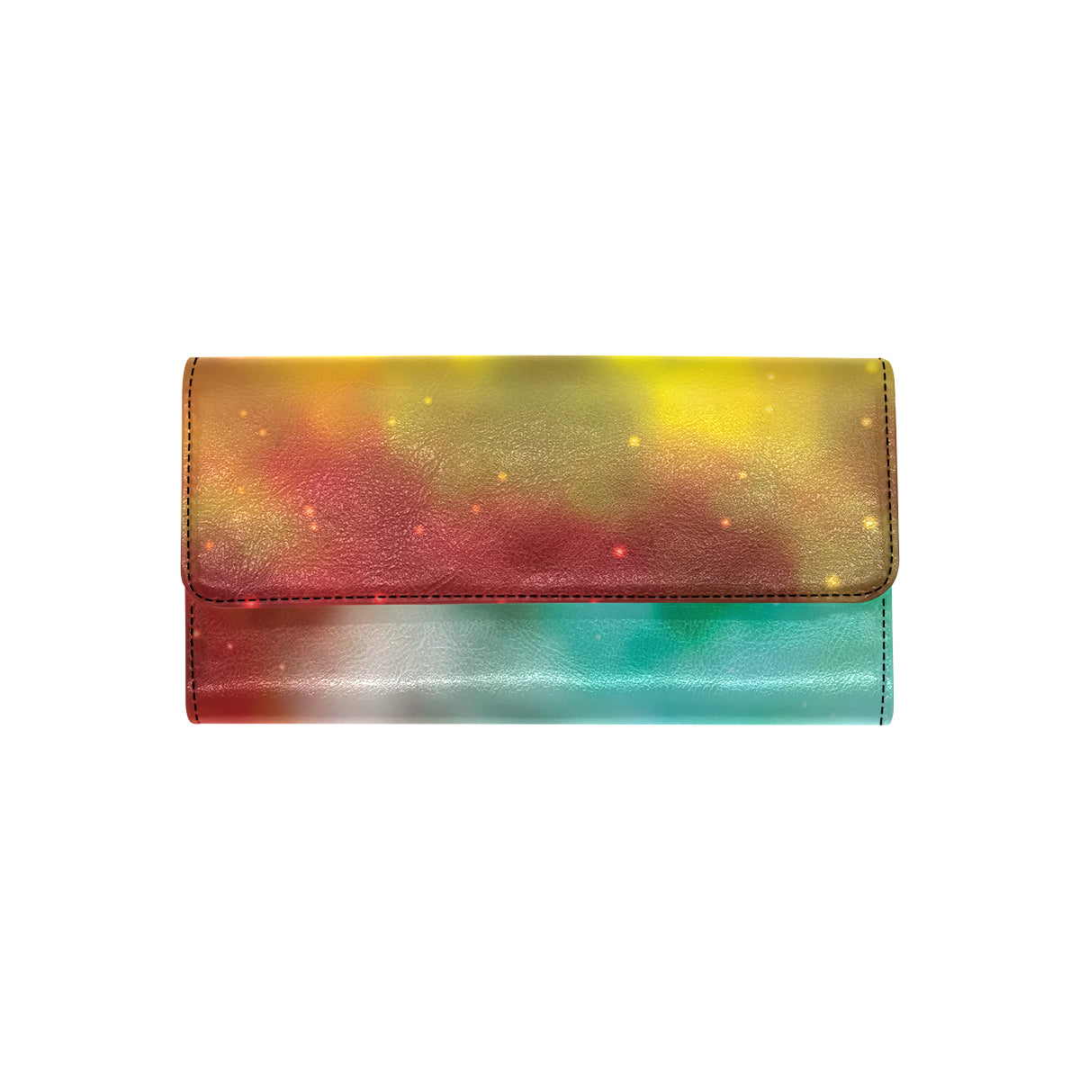 Nebula Pattern Print Design A04 Women's Trifold Wallet