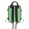 Budgerigar Pattern Print Design 01 Diaper Bag Backpack