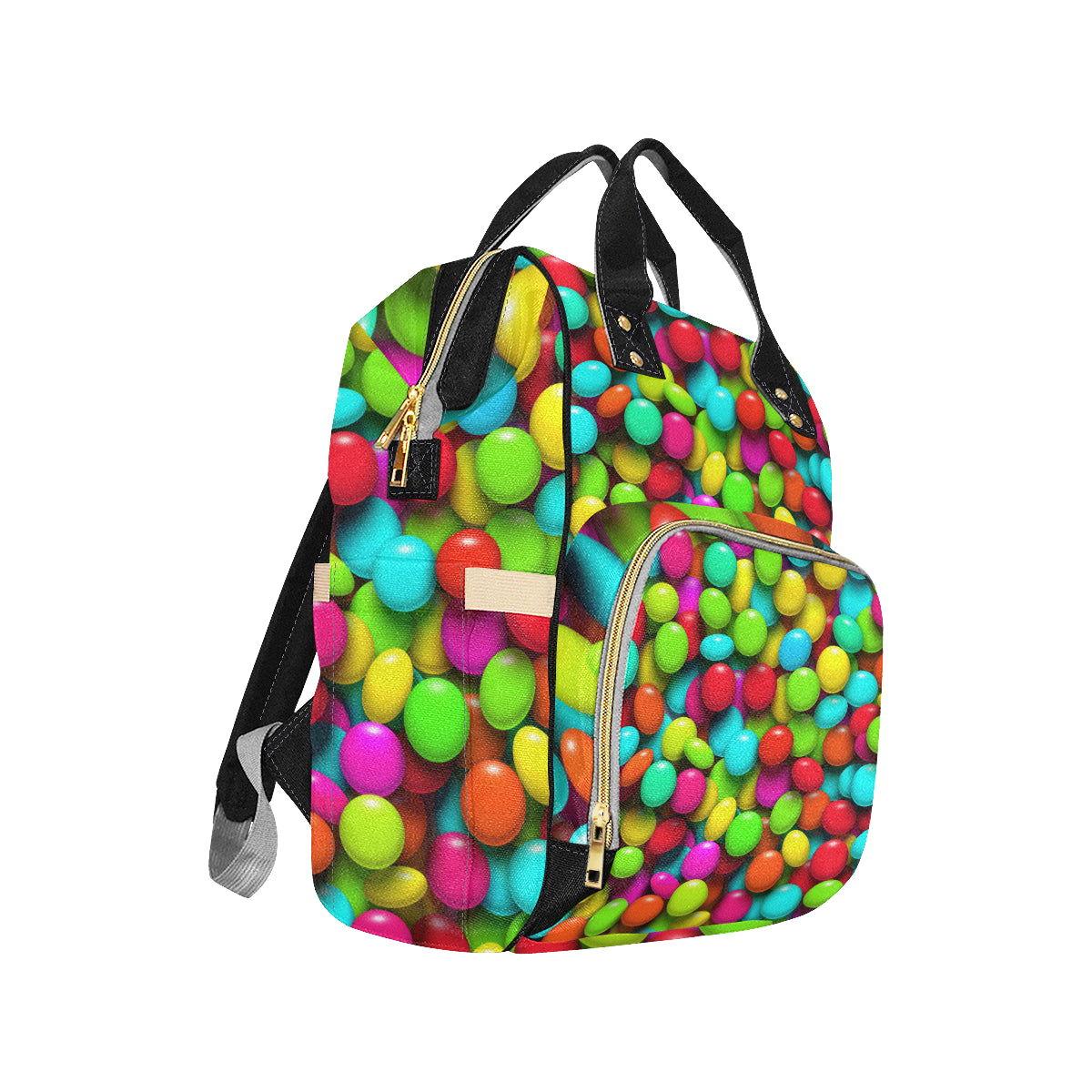 Candy Pattern Print Design CA03 Diaper Bag Backpack