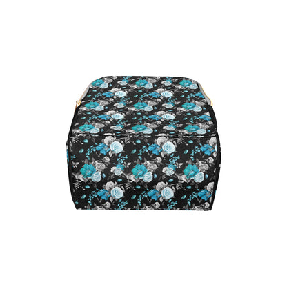 Rose Pattern Print Design A02 Diaper Bag Backpack