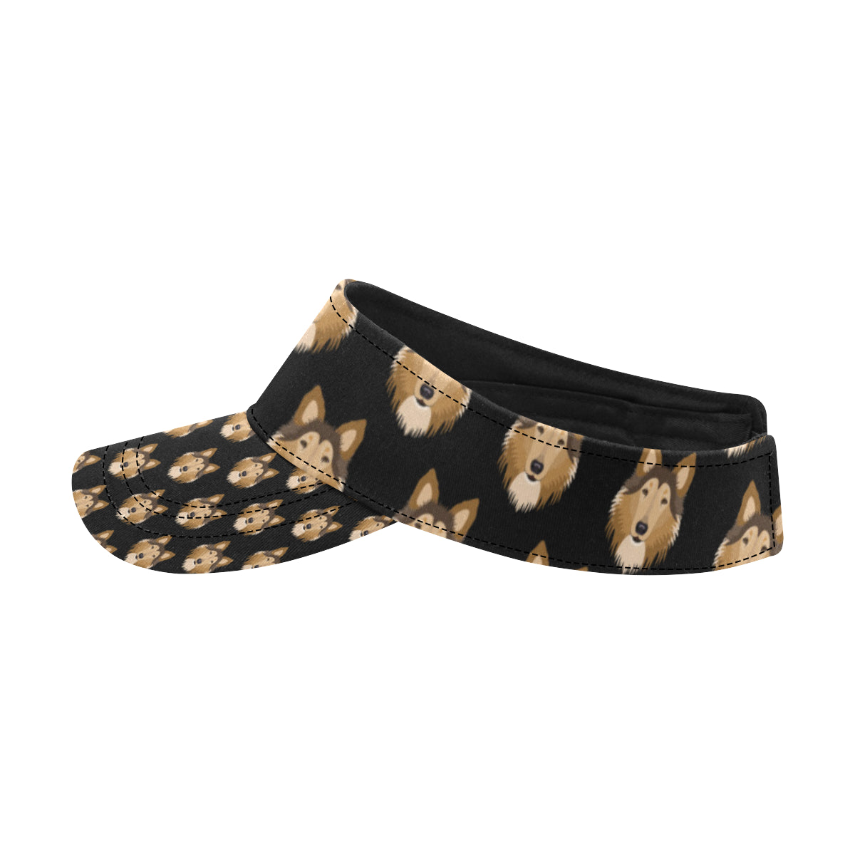 Collies Pattern Print Design 01 Unisex Sun Visor