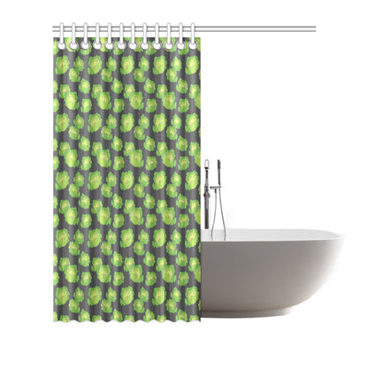 Cabbage Pattern Print Design 01 Shower Curtain