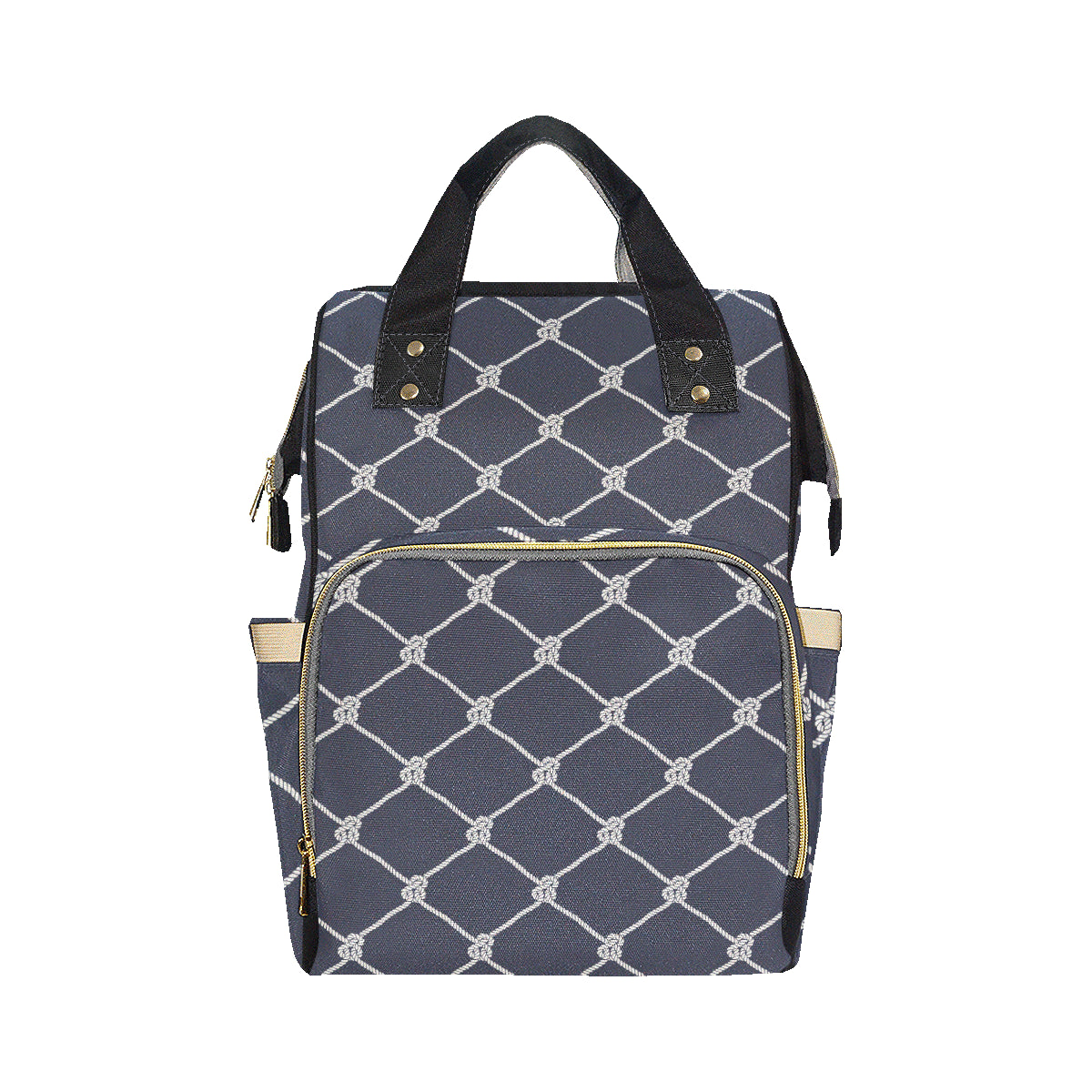 Rope Pattern Print Design A02 Diaper Bag Backpack