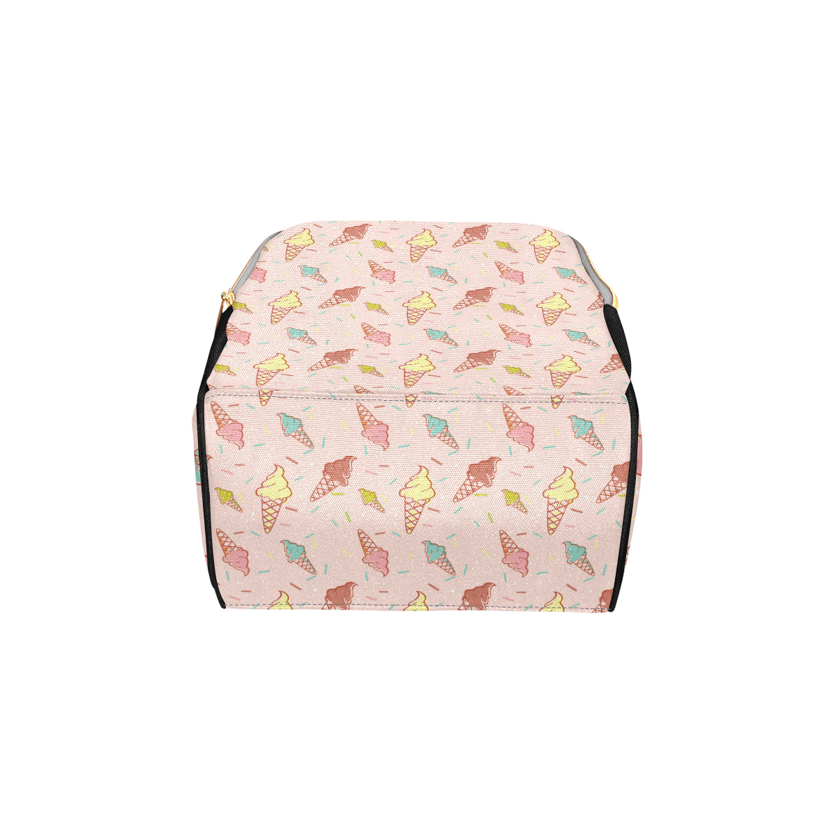 Ice Cream Pattern Print Design 02 Diaper Bag Backpack