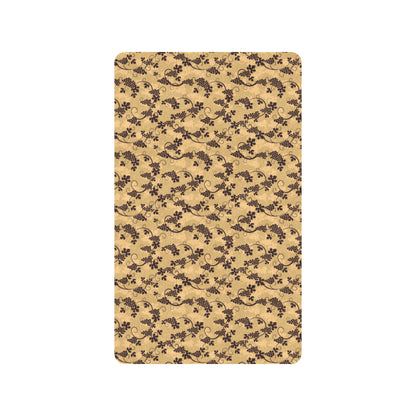 Wine Grape Design Print Rubber Doormat