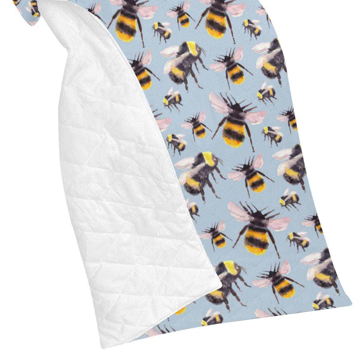 Bee Pattern Print Design BEE08 Premium Quilt