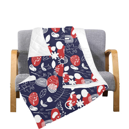 Nordic Pattern Print Design A02 Premium Quilt