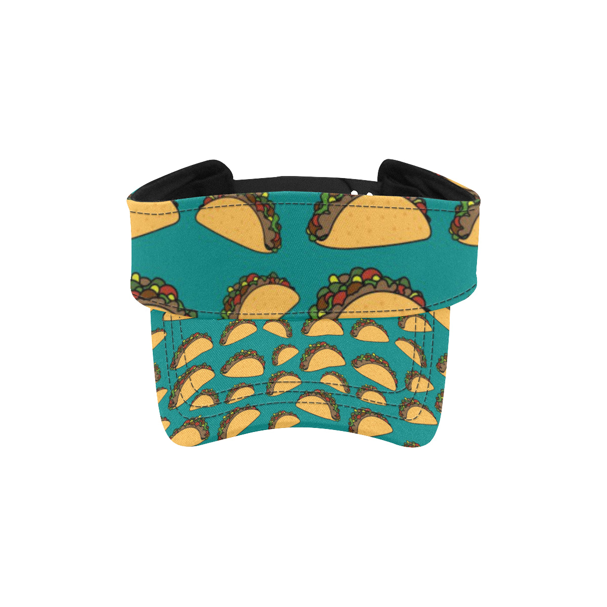 Taco Pattern Print Design TC07 Unisex Sun Visor