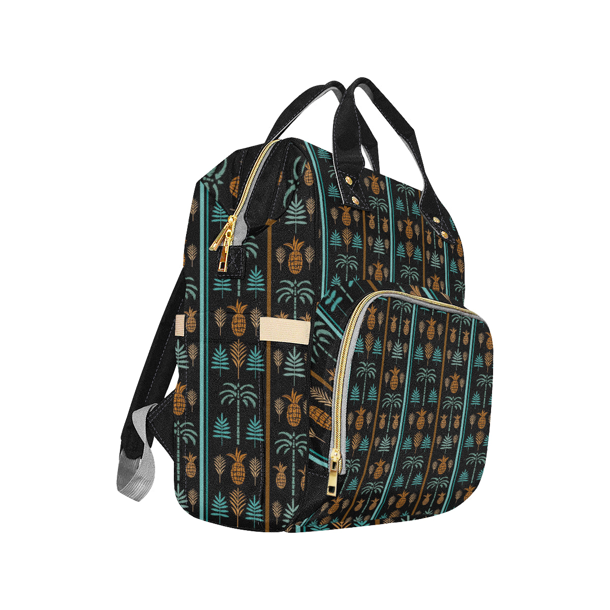 Hawaiian Themed Pattern Print Design H023 Diaper Bag Backpack