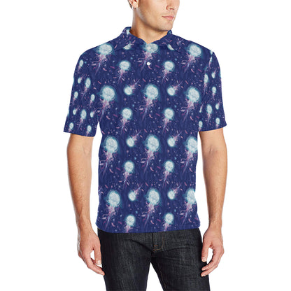Jellyfish Cute Design Men Polo Shirt