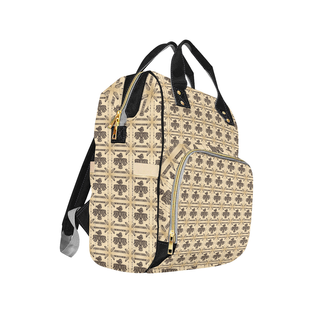 Native American Themed Design Print Diaper Bag Backpack