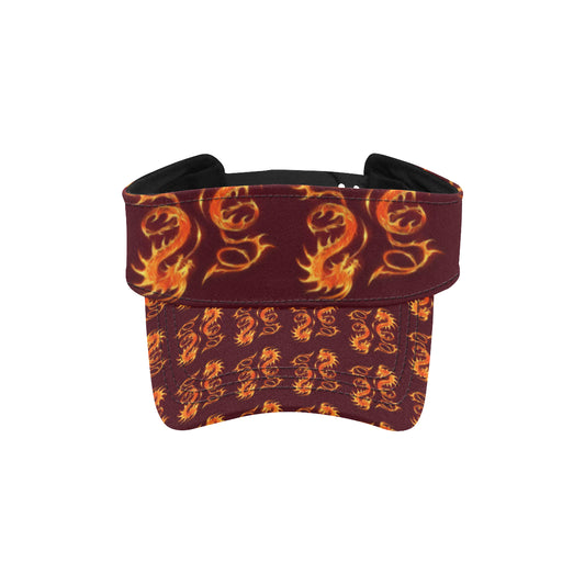 Dragons Fire Design Unisex Sun Visor