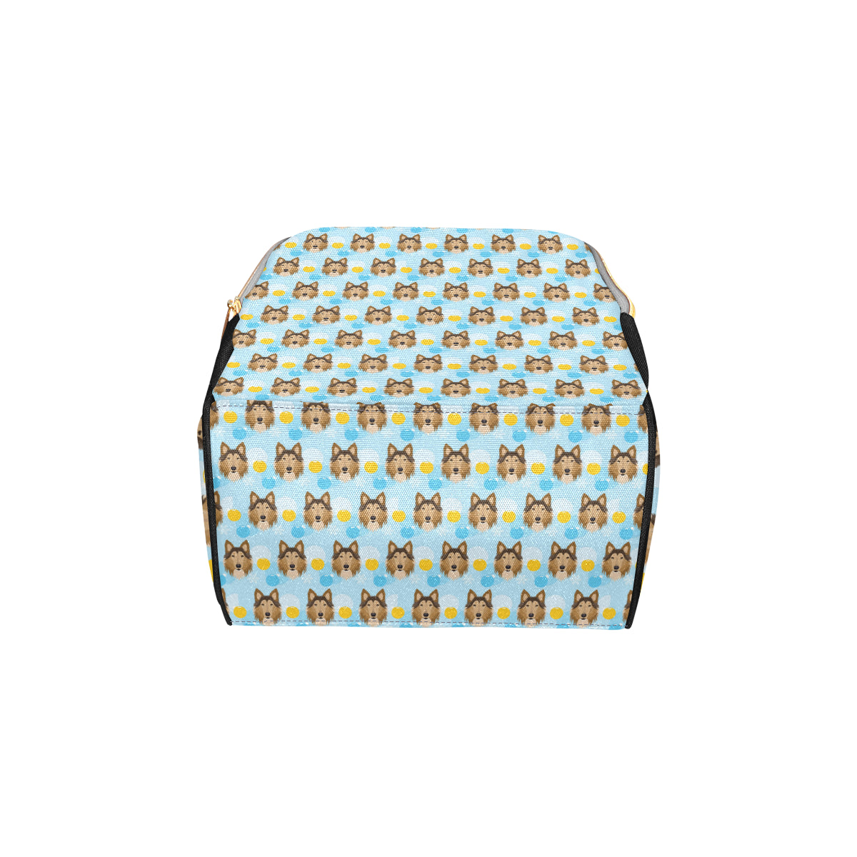 Collies Pattern Print Design 02 Diaper Bag Backpack