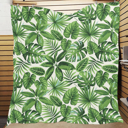 Tropical Flower Pattern Print Design TF013 Premium Quilt