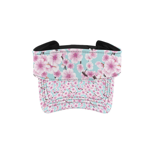 Cherry Blossom Pattern Print Design 01 Unisex Sun Visor