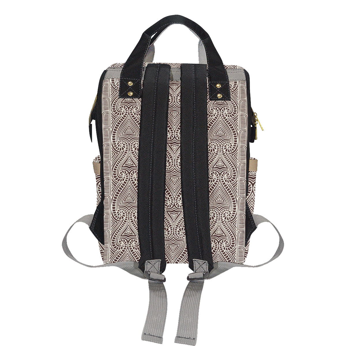 Maori Pattern Print Design 04 Diaper Bag Backpack