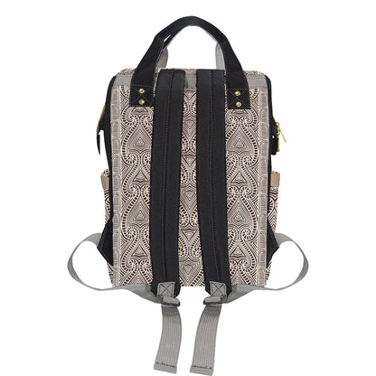 Maori Pattern Print Design 04 Diaper Bag Backpack