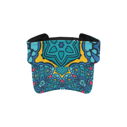 Kaleidoscope Pattern Print Design 04 Unisex Sun Visor