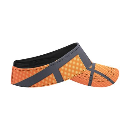 Basketball Texture Print Pattern Unisex Sun Visor