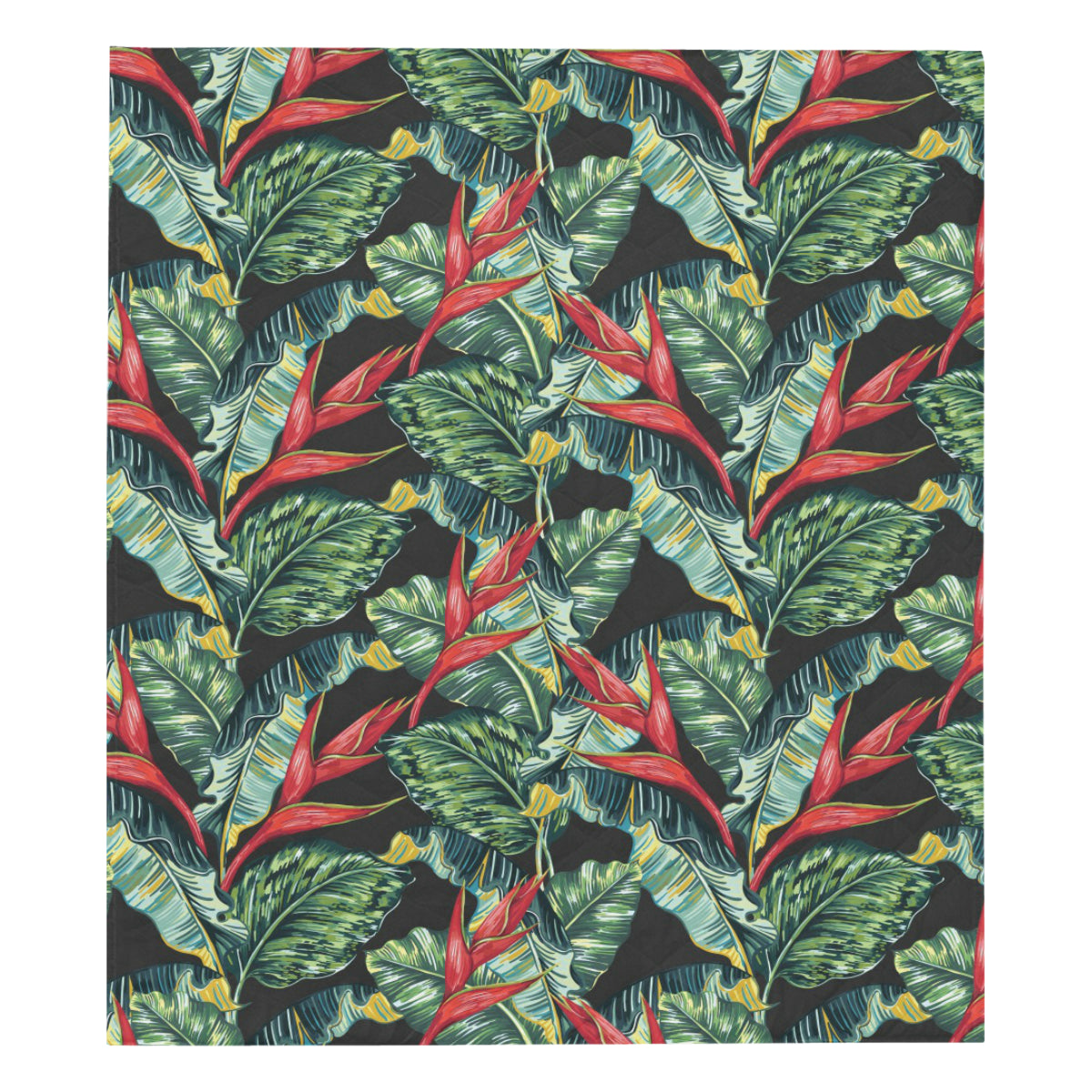 Bird Of Paradise Pattern Print Design BOP06 Premium Quilt