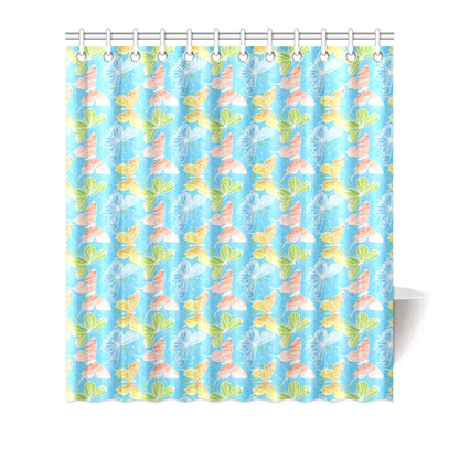 Butterfly Pattern Print Design 05 Shower Curtain