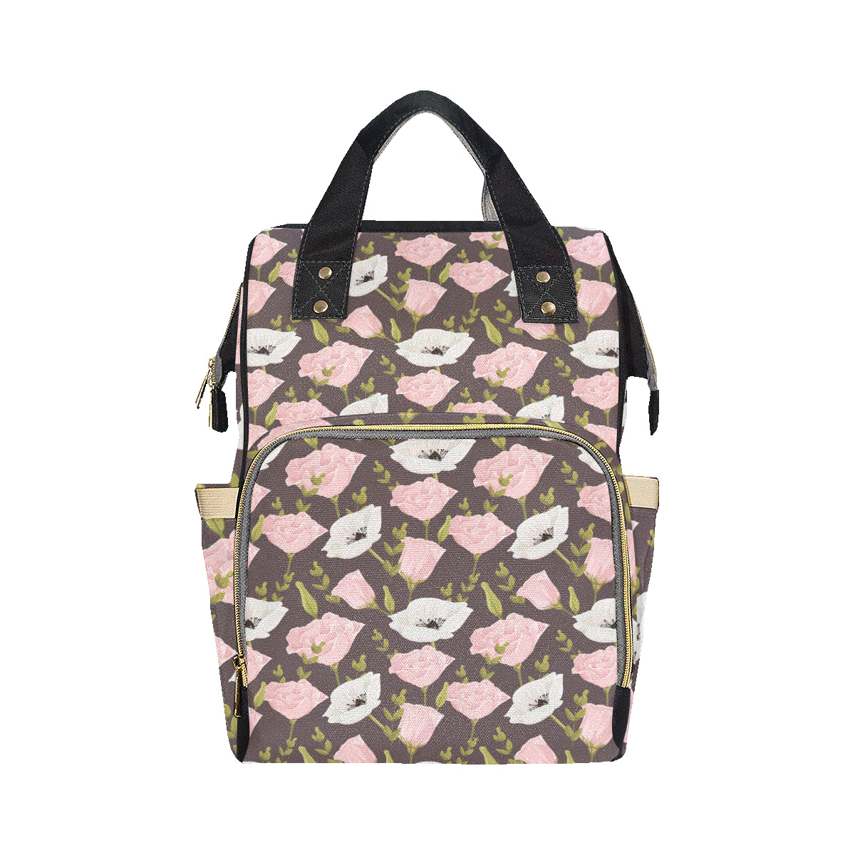 Anemone Pattern Print Design AM011 Diaper Bag Backpack