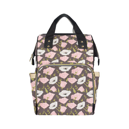 Anemone Pattern Print Design AM011 Diaper Bag Backpack