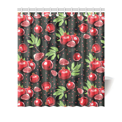 Pomegranate Pattern Print Design PG06 Shower Curtain