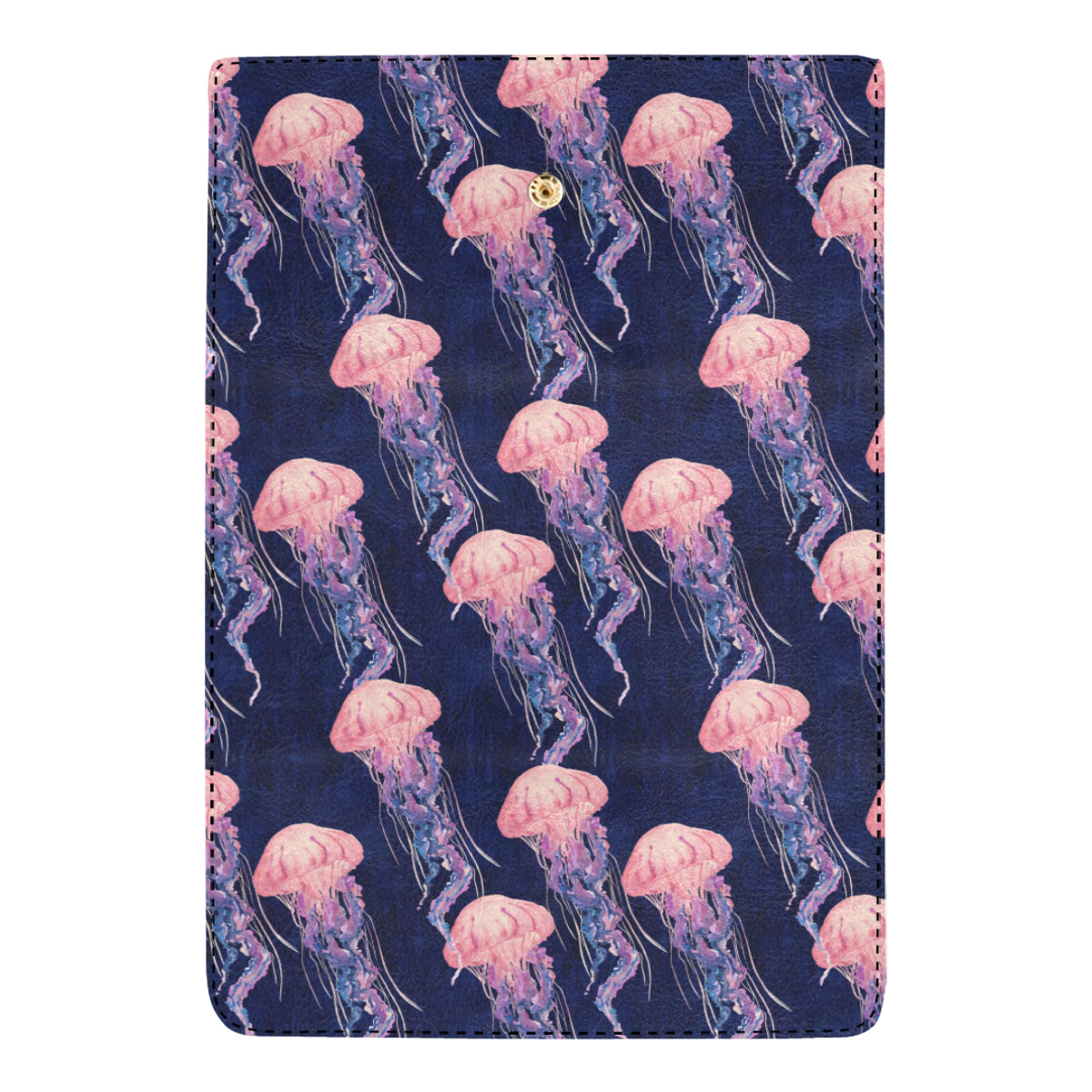 Jellyfish Pattern Print Design 03 Women's Trifold Wallet