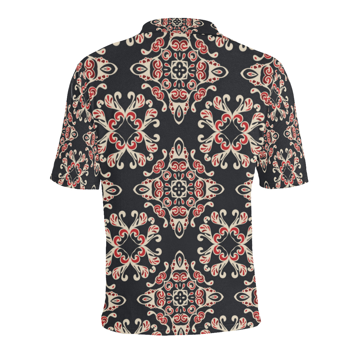 Medallion Pattern Print Design 01 Men Polo Shirt