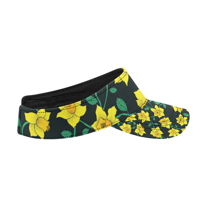 Daffodils Pattern Print Design DF03 Unisex Sun Visor