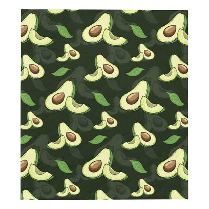 Avocado Pattern Print Design AC07 Premium Quilt