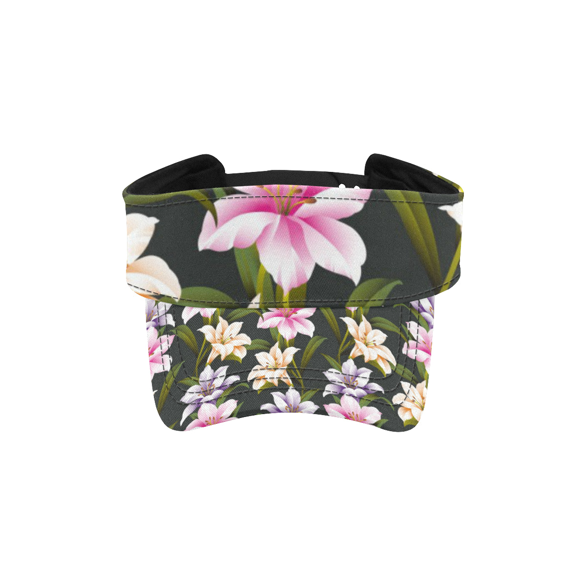 Lily Pattern Print Design LY01 Unisex Sun Visor