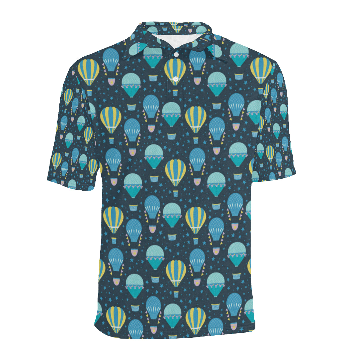 Ballon Pattern Print Design 06 Men Polo Shirt