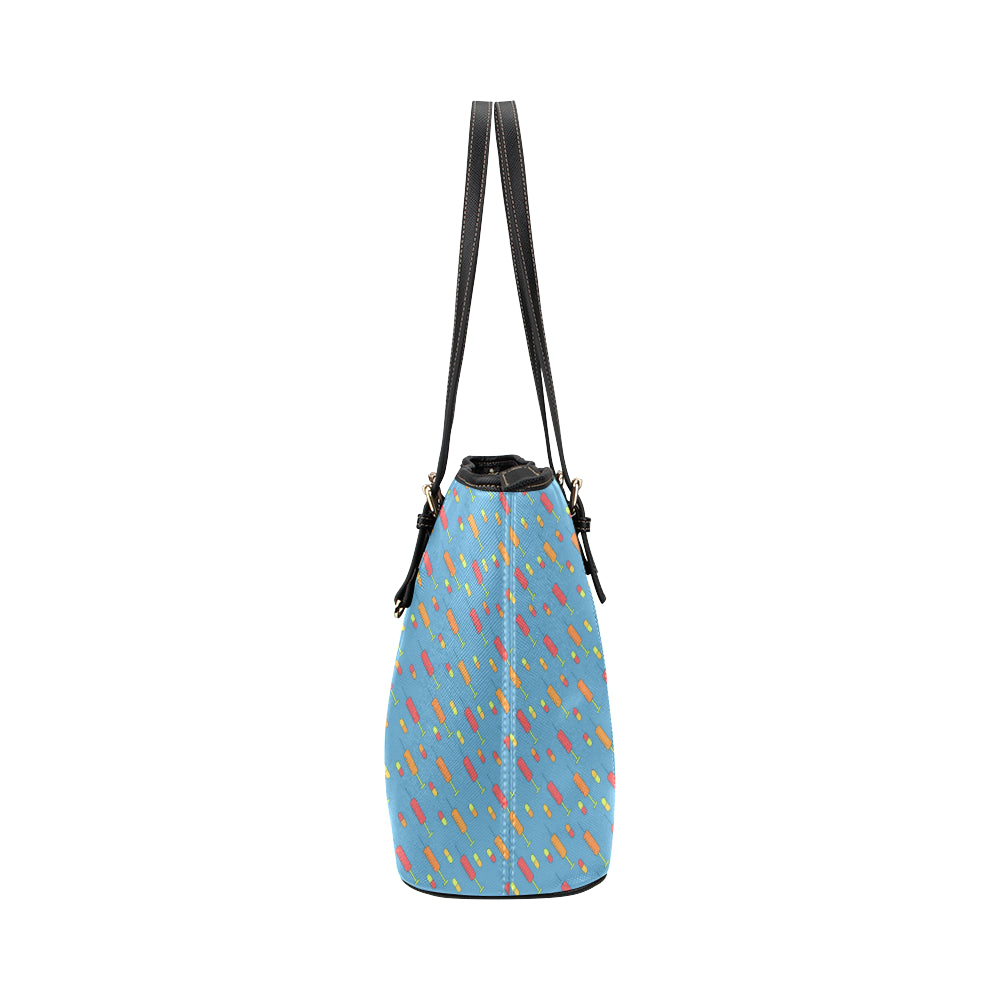 Phlebotomist Medical Pattern Leather Tote Bag