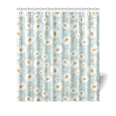Daisy Pattern Print Design DS012 Shower Curtain