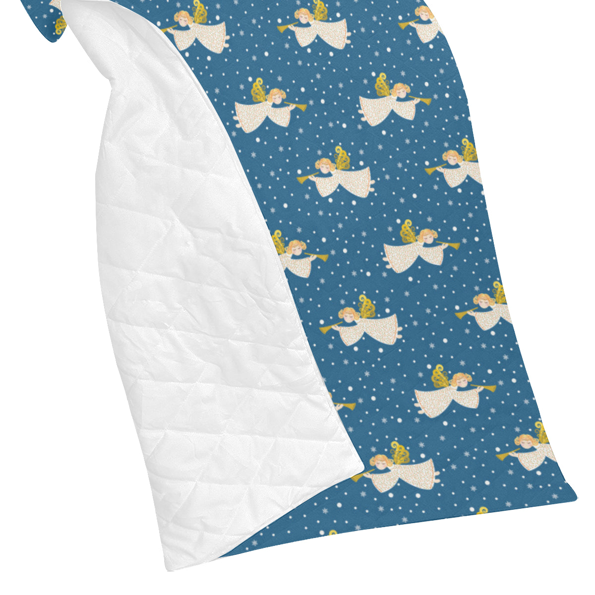 Angel Pattern Print Design 08 Premium Quilt