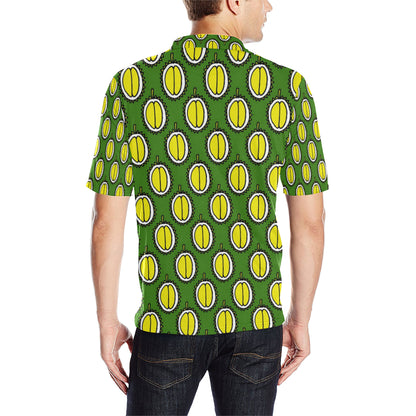 Durian Pattern Print Design DR01 Men Polo Shirt