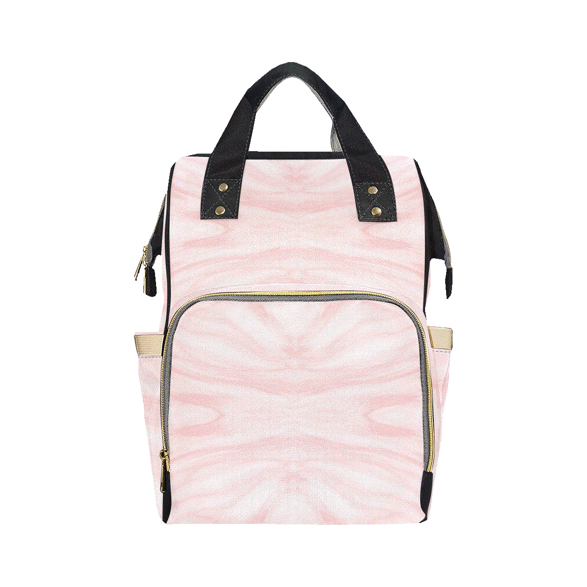 Marble Pattern Print Design 03 Diaper Bag Backpack