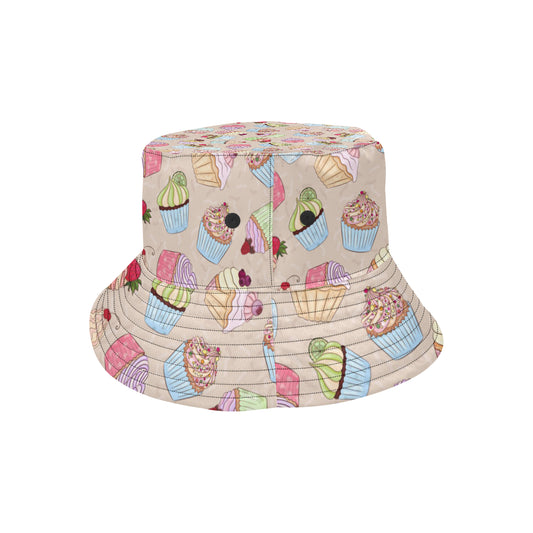 Cupcake Pattern Print Design CP06 Unisex Bucket Hat