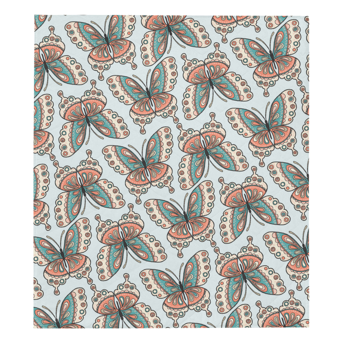 Butterfly Pattern Premium Quilt